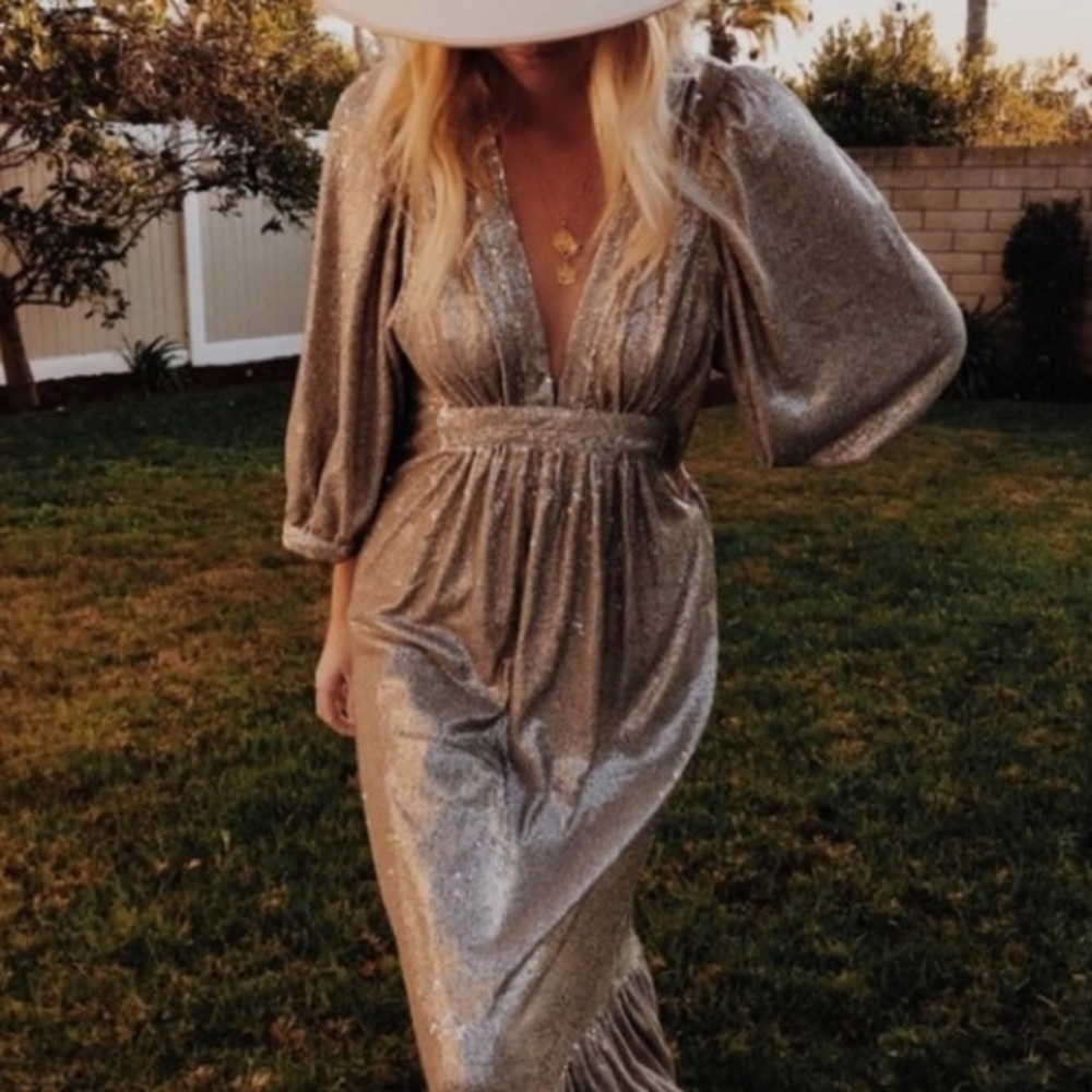 Sequin Maxi Dress